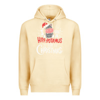 Pina Colada i want hippopotamus for christmas hippo xmas gift Premium Hoodie - linhVisuals