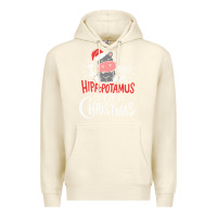 Sandshell i want hippopotamus for christmas hippo xmas gift Premium Hoodie - linhVisuals
