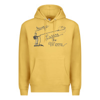 Antique Gold george lassos the moon   its a wonderful life Premium Hoodie - linhVisuals
