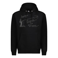 Black george lassos the moon   its a wonderful life Premium Hoodie - linhVisuals