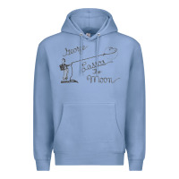 Colony Blue george lassos the moon   its a wonderful life Premium Hoodie - linhVisuals