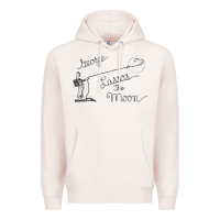 Pale Pink george lassos the moon   its a wonderful life Premium Hoodie - linhVisuals