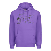 Purple george lassos the moon   its a wonderful life Premium Hoodie - linhVisuals