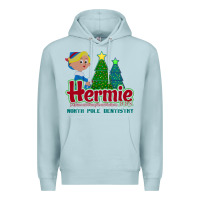 Blue Mist hermie the elf dentistry    rudolph the red nosed reindeer Premium Hoodie - linhVisuals
