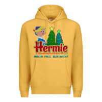 Mustard hermie the elf dentistry    rudolph the red nosed reindeer Premium Hoodie - linhVisuals