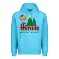 Ocean Blue hermie the elf dentistry    rudolph the red nosed reindeer Premium Hoodie - linhVisuals