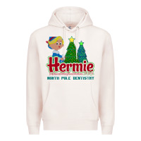 Pale Pink hermie the elf dentistry    rudolph the red nosed reindeer Premium Hoodie - linhVisuals