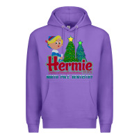 Purple hermie the elf dentistry    rudolph the red nosed reindeer Premium Hoodie - linhVisuals