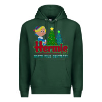 Sports Green hermie the elf dentistry    rudolph the red nosed reindeer Premium Hoodie - linhVisuals