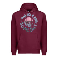 Burgundy the growlers Premium Hoodie - linhVisuals