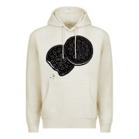 Oatmeal Heather oreo lover Premium Hoodie - linhVisuals