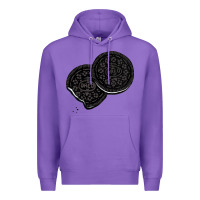 Purple oreo lover Premium Hoodie - linhVisuals