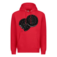Red oreo lover Premium Hoodie - linhVisuals