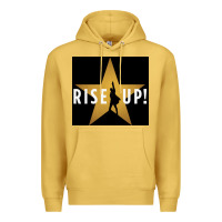 Antique Gold rise up! hamilt musical broadway Premium Hoodie - linhVisuals