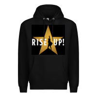 Black rise up! hamilt musical broadway Premium Hoodie - linhVisuals
