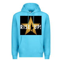 Ocean Blue rise up! hamilt musical broadway Premium Hoodie - linhVisuals