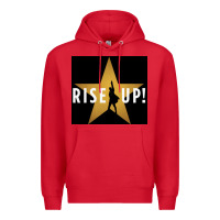 Red rise up! hamilt musical broadway Premium Hoodie - linhVisuals