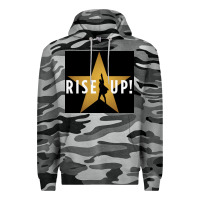 Slate Camo rise up! hamilt musical broadway Premium Hoodie - linhVisuals