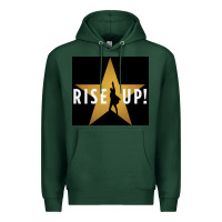 Sports Green rise up! hamilt musical broadway Premium Hoodie - linhVisuals