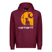 Burgundy carhartt vintage Premium Hoodie - linhVisuals