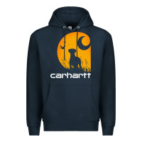 Navy carhartt vintage Premium Hoodie - linhVisuals