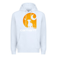 White carhartt vintage Premium Hoodie - linhVisuals