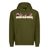 Army Green the last supper of the real housewives Premium Hoodie - linhVisuals