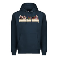 Navy the last supper of the real housewives Premium Hoodie - linhVisuals