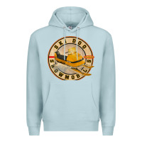 Blue Mist ski doo vintage snowmobiles Premium Hoodie - linhVisuals