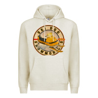Oatmeal Heather ski doo vintage snowmobiles Premium Hoodie - linhVisuals