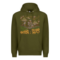 Army Green tyler the creator flower boy Premium Hoodie - linhVisuals