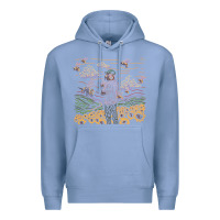 Colony Blue tyler the creator flower boy Premium Hoodie - linhVisuals