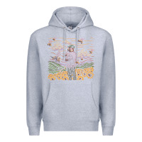 Heather Grey tyler the creator flower boy Premium Hoodie - linhVisuals
