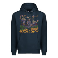 Navy tyler the creator flower boy Premium Hoodie - linhVisuals