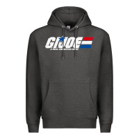 Charcoal Heather distressed army green gi joe Premium Hoodie - linhVisuals