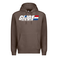 Coffee distressed army green gi joe Premium Hoodie - linhVisuals