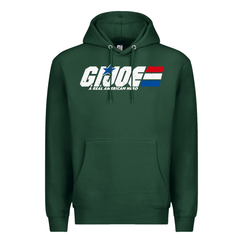 Distressed Army Green Gi Joe Premium Hoodie by linhVisuals | Teevron