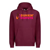 Burgundy donuts Premium Hoodie - linhVisuals