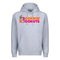 Heather Grey donuts Premium Hoodie - linhVisuals