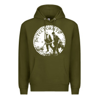 Army Green detectorists Premium Hoodie - linhVisuals