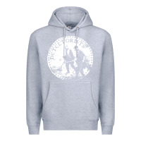 Heather Grey detectorists Premium Hoodie - linhVisuals