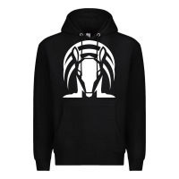 Black armadillo isolated Premium Hoodie - linhVisuals