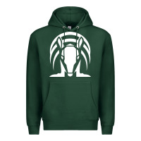 Sports Green armadillo isolated Premium Hoodie - linhVisuals