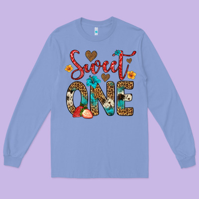 Sweet One Strawberry Long Sleeve Tee Designed By Artiststas