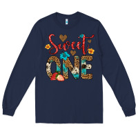 Navy sweet one strawberry Long Sleeve Tee - Artiststas