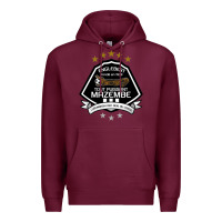 Burgundy suitable-tp-mazembe-worn Premium Hoodie - linhVisuals