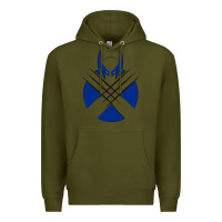 Army Green wolverine 5 Premium Hoodie - linhVisuals