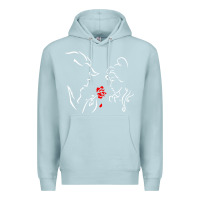 Blue Mist beauty the beast love Premium Hoodie - linhVisuals