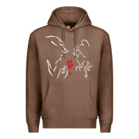 Chestnut beauty the beast love Premium Hoodie - linhVisuals