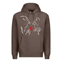 Coffee beauty the beast love Premium Hoodie - linhVisuals
